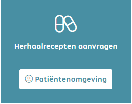 knop naar de patientenomgeving